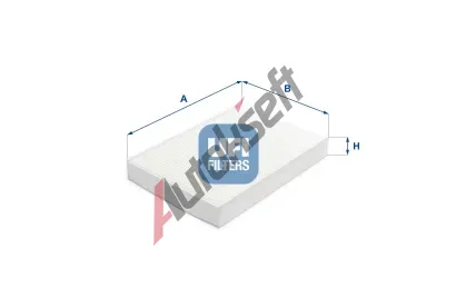 UFI Filtr vzduchu v interiru UFI 53.389.00, 53.389.00