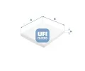 Filtr vzduchu v interiru UFI ‐ UFI 53.390.00