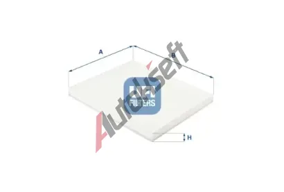 UFI Filtr vzduchu v interiru UFI 53.396.00, 53.396.00