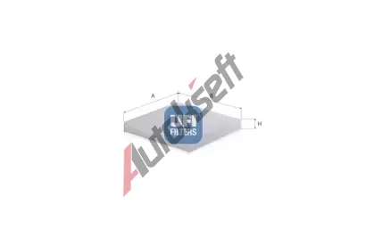 UFI Filtr vzduchu v interiru UFI 53.501.00, 53.501.00