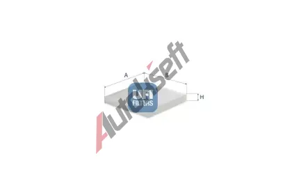 UFI Filtr vzduchu v interiru UFI 53.532.00, 53.532.00