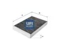 Filtr vzduchu v interiru UFI ‐ UFI 54.101.00