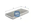 Filtr vzduchu v interiru UFI ‐ UFI 54.106.00