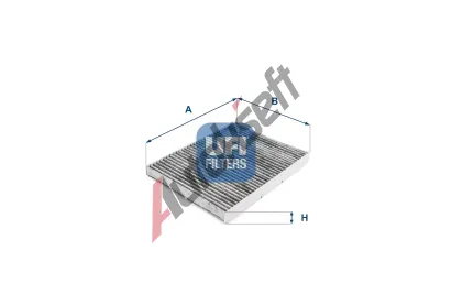 UFI Kabinov filtr s aktivnm uhlm UFI 54.109.00, 54.109.00