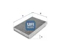 Filtr vzduchu v interiéru UFI ‐ UFI 54.111.00 Filtr vzduchu v interiéru UFI ‐ UFI 54.111.00