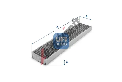 UFI Filtr vzduchu v interiru UFI 54.119.00, 54.119.00
