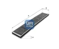 Filtr vzduchu v interiru UFI ‐ UFI 54.121.00