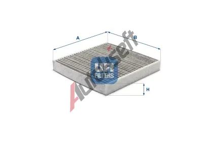 UFI Filtr vzduchu v interiru UFI 54.122.00, 54.122.00