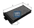 Filtr vzduchu v interiru UFI ‐ UFI 54.125.00