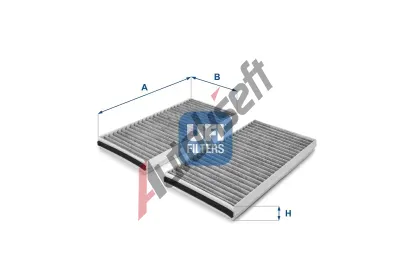 UFI Filtr vzduchu v interiru UFI 54.127.00, 54.127.00
