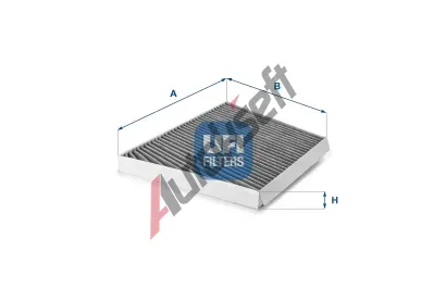 UFI Filtr vzduchu v interiru UFI 54.133.00, 54.133.00