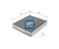 Filtr vzduchu v interiru UFI ‐ UFI 54.136.00