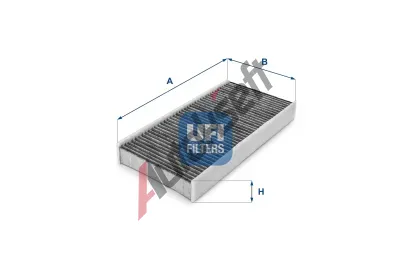 UFI Filtr vzduchu v interiru UFI 54.142.00, 54.142.00