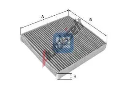 UFI Filtr vzduchu v interiéru UFI 54.149.00, 54.149.00 UFI Filtr vzduchu v interiéru UFI 54.149.00, 54.149.00