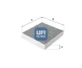 Filtr vzduchu v interiru UFI ‐ UFI 54.150.00