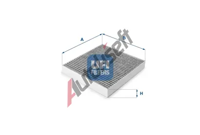 UFI Filtr vzduchu v interiru UFI 54.150.00, 54.150.00