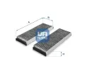 Filtr vzduchu v interiru UFI ‐ UFI 54.153.00