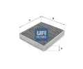 Filtr vzduchu v interiru UFI ‐ UFI 54.158.00