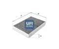 Filtr vzduchu v interiru UFI ‐ UFI 54.159.00