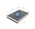 Filtr vzduchu v interiru UFI ‐ UFI 54.161.00