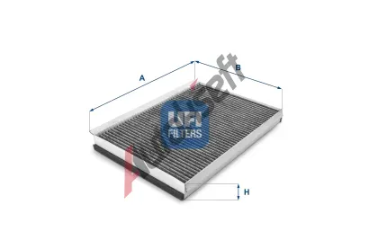 UFI Filtr vzduchu v interiru UFI 54.161.00, 54.161.00