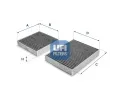 Filtr vzduchu v interiru UFI ‐ UFI 54.164.00