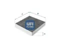 Filtr vzduchu v interiru UFI ‐ UFI 54.167.00