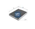 Filtr vzduchu v interiru UFI ‐ UFI 54.170.00