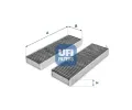 Filtr vzduchu v interiru UFI ‐ UFI 54.172.00