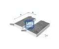 Filtr vzduchu v interiru UFI ‐ UFI 54.173.00