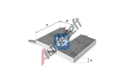 UFI Filtr vzduchu v interiru UFI 54.173.00, 54.173.00