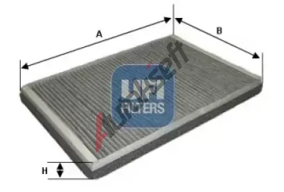 UFI Filtr vzduchu v interiéru UFI 54.174.00, 54.174.00 UFI Filtr vzduchu v interiéru UFI 54.174.00, 54.174.00