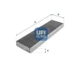 Filtr vzduchu v interiru UFI ‐ UFI 54.175.00