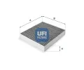UFI Filtr vzduchu v interiru ‐ UFI 54.178.00