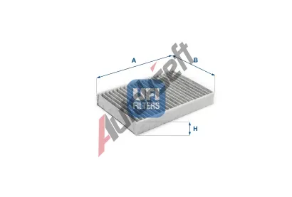 UFI Filtr vzduchu v interiru UFI 54.196.00, 54.196.00