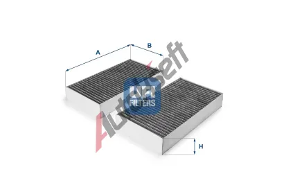 UFI Filtr vzduchu v interiru UFI 54.215.00, 54.215.00