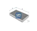 Filtr vzduchu v interiru UFI ‐ UFI 54.217.00