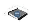 Filtr vzduchu v interi�ru&nbsp;UFI&nbsp;&dash;&nbsp;UFI 54.220.00