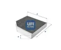 Filtr vzduchu v interiru UFI ‐ UFI 54.222.00