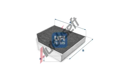 UFI Filtr vzduchu v interiru UFI 54.222.00, 54.222.00