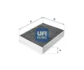 Filtr vzduchu v interiru UFI ‐ UFI 54.226.00