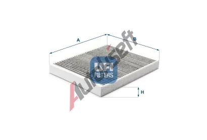 UFI Filtr vzduchu v interiru UFI 54.230.00, 54.230.00