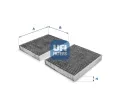 Filtr vzduchu v interiru UFI ‐ UFI 54.231.00
