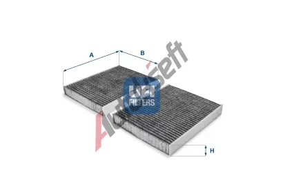 UFI Filtr vzduchu v interiéru UFI 54.231.00, 54.231.00 UFI Filtr vzduchu v interiéru UFI 54.231.00, 54.231.00