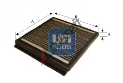 UFI Filtr vzduchu v interiru UFI 54.235.00, 54.235.00