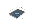 Filtr vzduchu v interiru UFI ‐ UFI 54.239.00