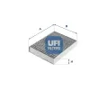 Filtr vzduchu v interiru UFI ‐ UFI 54.245.00