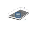 Filtr vzduchu v interiru UFI ‐ UFI 54.246.00