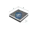 UFI Filtr vzduchu v interiru ‐ UFI 54.247.00