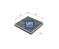 Filtr vzduchu v interi�ru&nbsp;UFI&nbsp;&dash;&nbsp;UFI 54.253.00